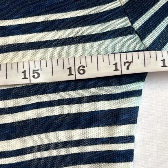 Rag & Bone Knit Womens Scoop Neck Striped Shirt Dress with pockets Medium - Picture 8 of 9